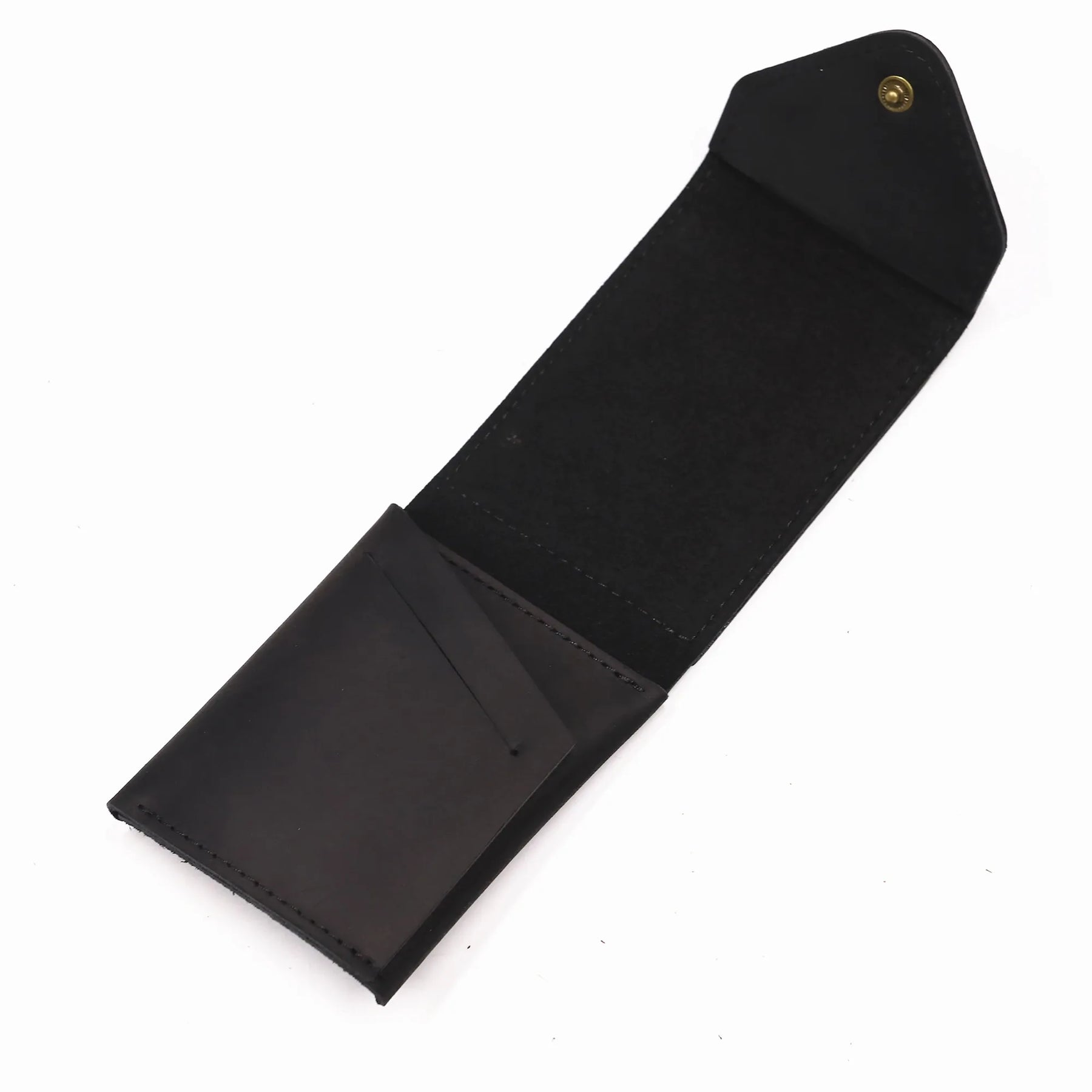 Genuine Leather Wallet For Men Male Real Cowhide Short Slim Minimalist Men's Cash Wallet Credit Card Holder With Flap Closure