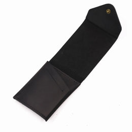Genuine Leather Wallet For Men Male Real Cowhide Short Slim Minimalist Men's Cash Wallet Credit Card Holder With Flap Closure