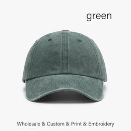 SLECKTON Custom Logo Retro Baseball Cap for Men and Women DIY Design Letter Embroidery Hat Customize Cap Graphic Print Wholesale