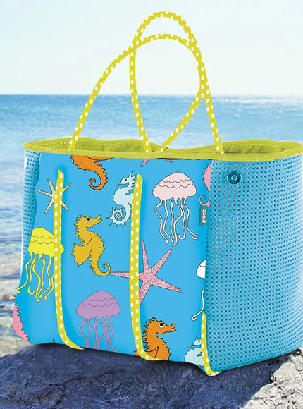 Diving Material Printed Perforated Mommy Handheld Beach
