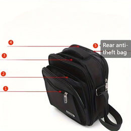 Shoulder Bag Men's Messenger Bag Men's Bags Men's Backpack Men's Handbag Men's Cash Collecting Bag Business LeisureLargeCapacity