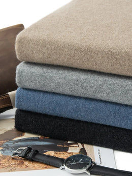 100% Merino Wool Sweater Man O-neck Basic Wool Pullover Autumn Winter Long Sleeve Soft Warm Jumper Smart Casual Knit Popular Top