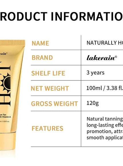 KissICON 100ml AG Hot Tanning Cream - Long Lasting Tan
