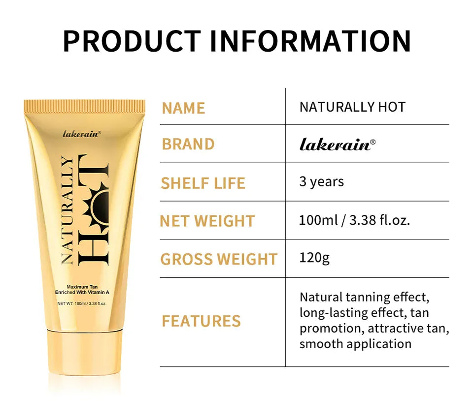 KissICON 100ml AG Hot Tanning Cream - Long Lasting Tan