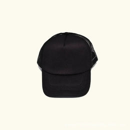 Customized Printed Logo Sponge Mesh Cap Solid Color Baseball Hat Sunshade And Sun Protection Travel Caps Truck Cap Duckbill Hats