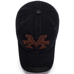 Spring and Autumn Washed Hats Mens Casual Old Baseball Caps Outdoor Embroidered Sun Hats
