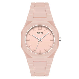 KissICON light Pink Candy Color Unisex Watch Waterproof Quartz Morandi Fashion