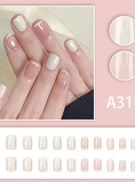 KissIcon Kids Cute Nails Set 24Pcs - Removable
