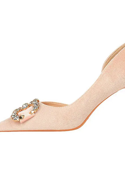 KissICON BIGTREE Party Pumps 7cm Thin High Heels Western