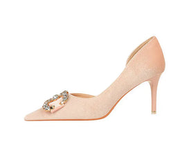 KissICON BIGTREE Party Pumps 7cm Thin High Heels Western