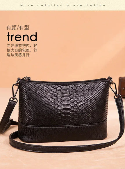 Handbag – Leather Crocodile Pattern