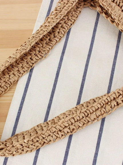 Tassel Hand-woven Holiday Shoulder Bag