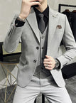 Light Grey 2 buttons / Asia 6XL (EUR XXL)