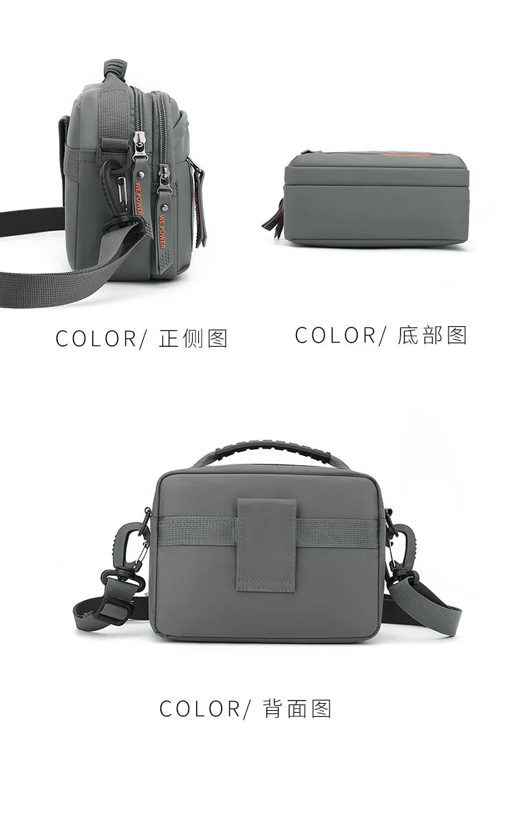 Men's Casual Messenger Bag Outdoor Small Shoulder Bag Multifunctional Travel Waist Bag Hanging Bag Crossbody Bags for Men