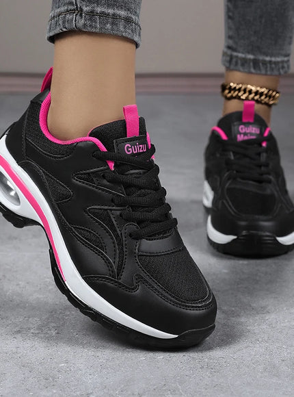 Shoes for Women Sneaker Air Cushion Casual Walking Shoes Wedges Wedges Chunky Hiking Woman Sports Shoes Light Mesh Breathable