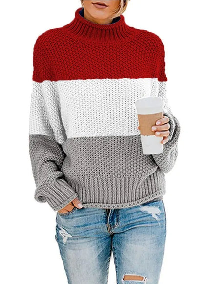 Women's S-3XL Plus  Size New sweater knitted sweater  foreign trade women's clothing plus size women clothing  plus size