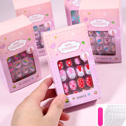 KissICON KissIcon Kids Cartoon Press On Nails Set 120pcs