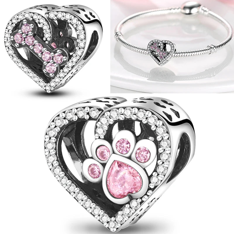 925 Sterling Silver Tree of Life Bead Luminous Firefly Dangle Butterfly Charms Fit Original Bracelet DIY Jewelry Gift for Women