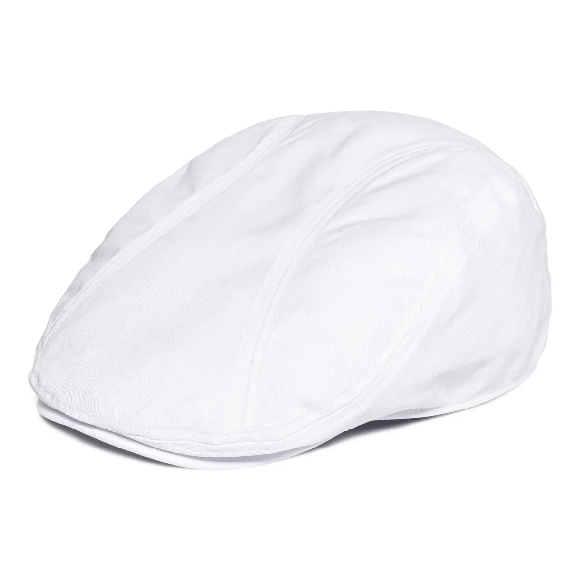 BOTVELA Men Classic Cotton Twill Newsboy Flat Hat Vintage Ivy Outdoor Driving Hat Fitted Cap