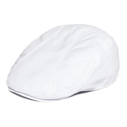 BOTVELA Men Classic Cotton Twill Newsboy Flat Hat Vintage Ivy Outdoor Driving Hat Fitted Cap