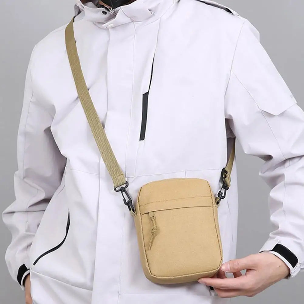 Mens Small Crossbody Sling Bag Chest Bag  Casual Utility Chest Phone Bag Water Resistant Fanny Pack for Running Travel Workout