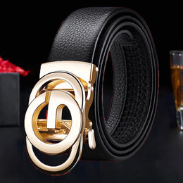 Men's Belt Automatic Buckle Belt Fashion Business Belt for Male Good Gifts for Men