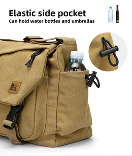 Men's Casual Crossbody Bag Large Capacity Single Shoulder Bag Commuter Mailman Bag Lightweight Leisure Backpack for Business