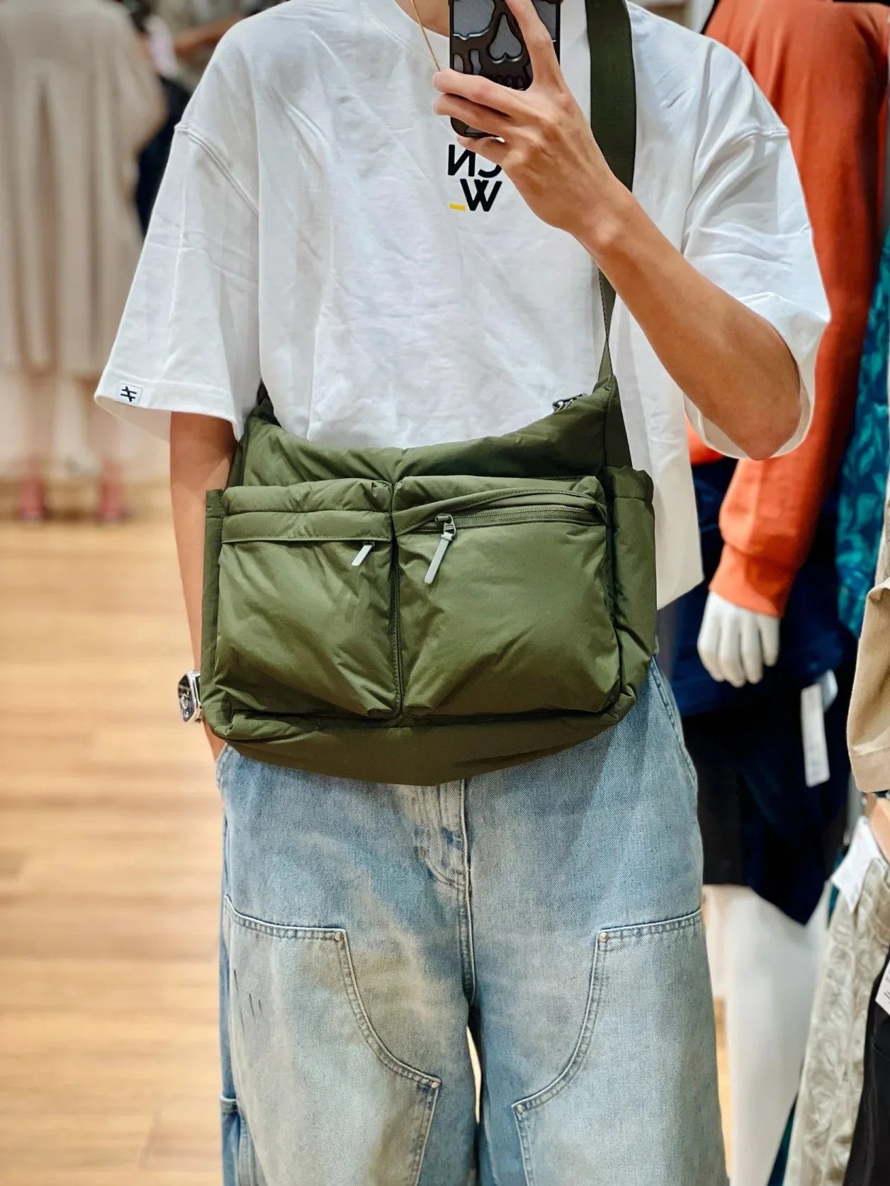2026 NEW Top Quality Thickened Casual Messenger Bag, Single Shoulder Large Capacity Laptop Multi Pocket Sports Bag for Men Women