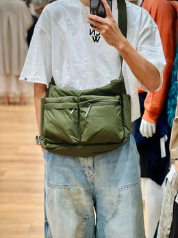 2026 NEW Top Quality Thickened Casual Messenger Bag, Single Shoulder Large Capacity Laptop Multi Pocket Sports Bag for Men Women