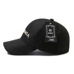 European and American new customers popular retro sunshade letter hat outdoor sports baseball cap men
