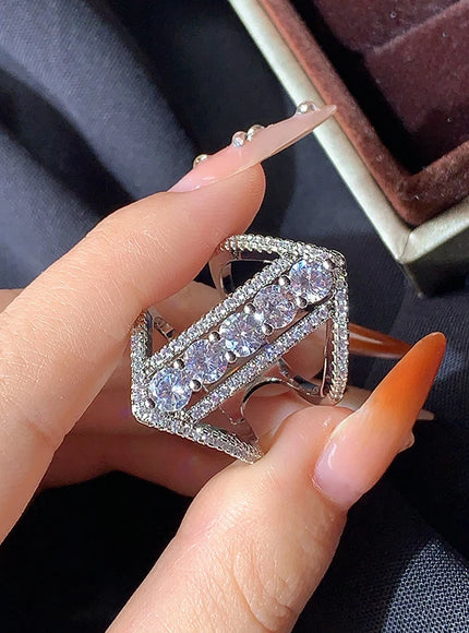 KissIcon New Stylish Finger Ring - Zirconia Luxury