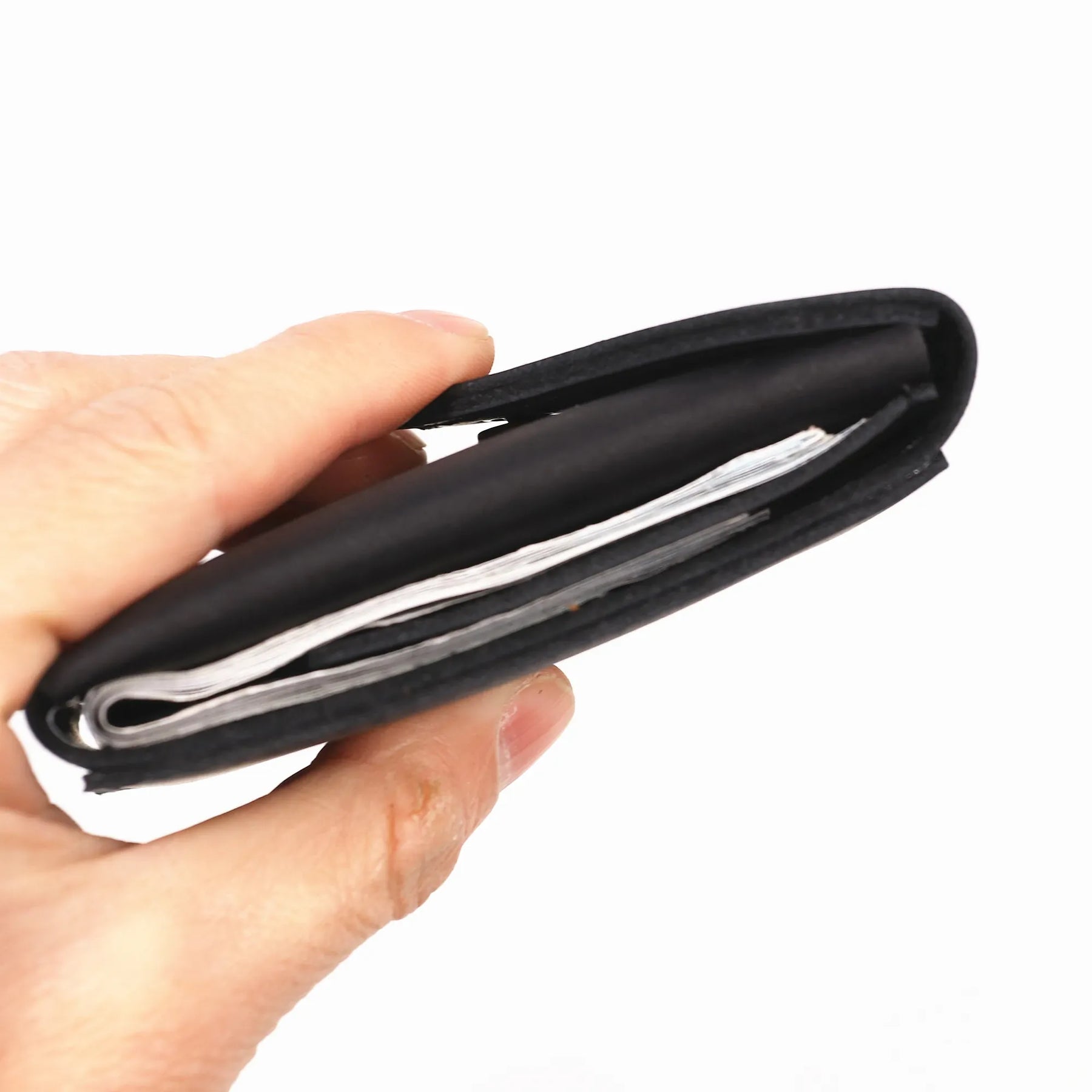Genuine Leather Wallet For Men Male Real Cowhide Short Slim Minimalist Men's Cash Wallet Credit Card Holder With Flap Closure