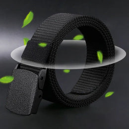 Men Belt 2023  Belts Adjustable Belt Men Outdoor Travel Tactical Waist Belt with Plastic Buckle for Pants 120cm
