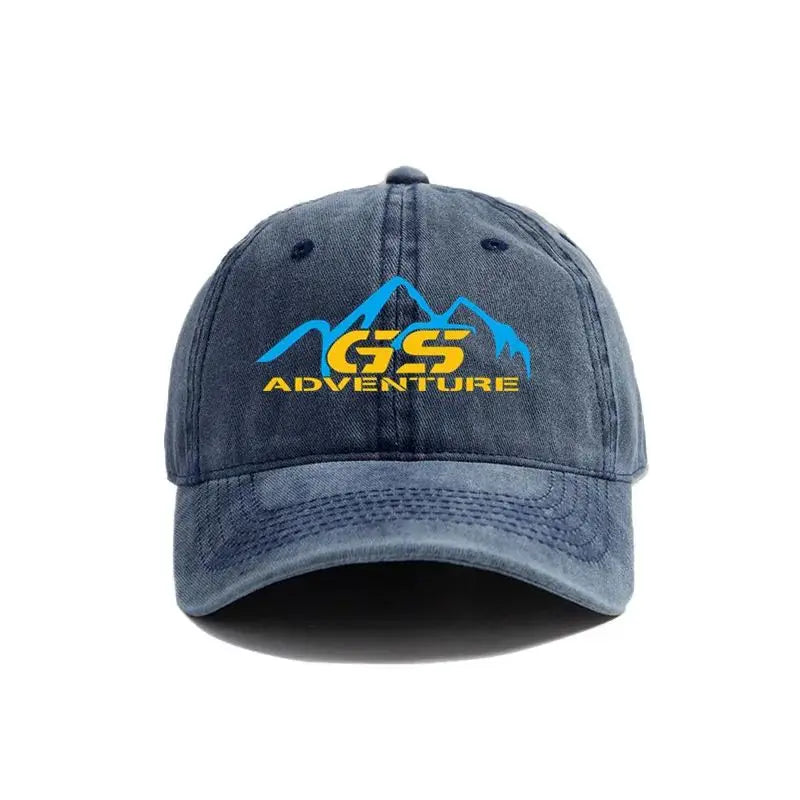 GS Adventure Baseball Caps Distressed Hats Cap Men Women Retro Outdoor Summer Adjustable Hats Leisure outdoor sun protection