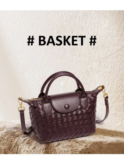 KissICON Woven Small Jiaozi Texture Popular Advanced Shoulder