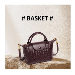 KissICON Woven Small Jiaozi Texture Popular Advanced Shoulder
