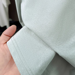 Luxury Men Summer New Short-Sleeved Polo Shirt Lapel Button Solid Color Letter Print Comfortable Ventilate Fashion Men'sClothing