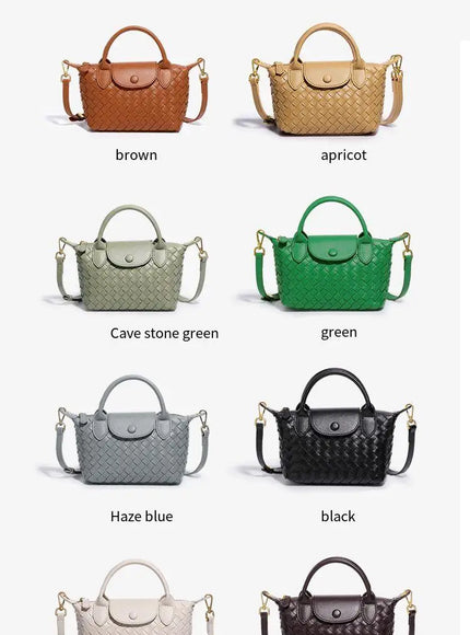 Woven Small Jiaozi Texture Popular Advanced Shoulder