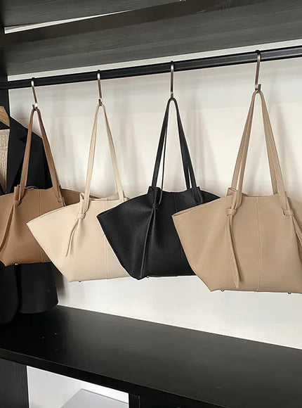 Pleated Tote – Women's Wing-inspired Statement