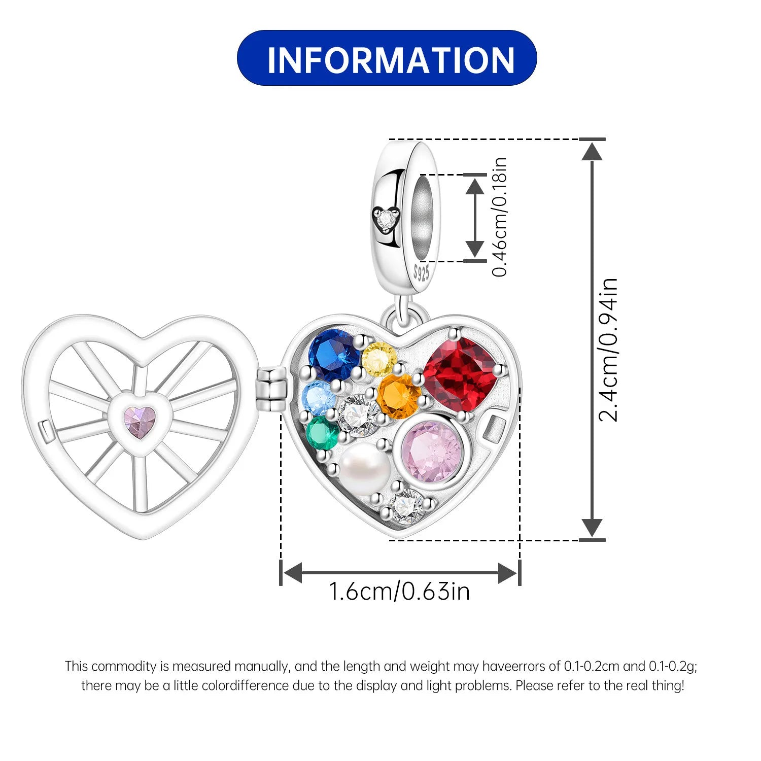 Original Charms Beads 925 Sterling Silver Zircon LOVE Winged Protect Heart Pendant For DIY Necklace Bracelet Fine Jewellery Gift