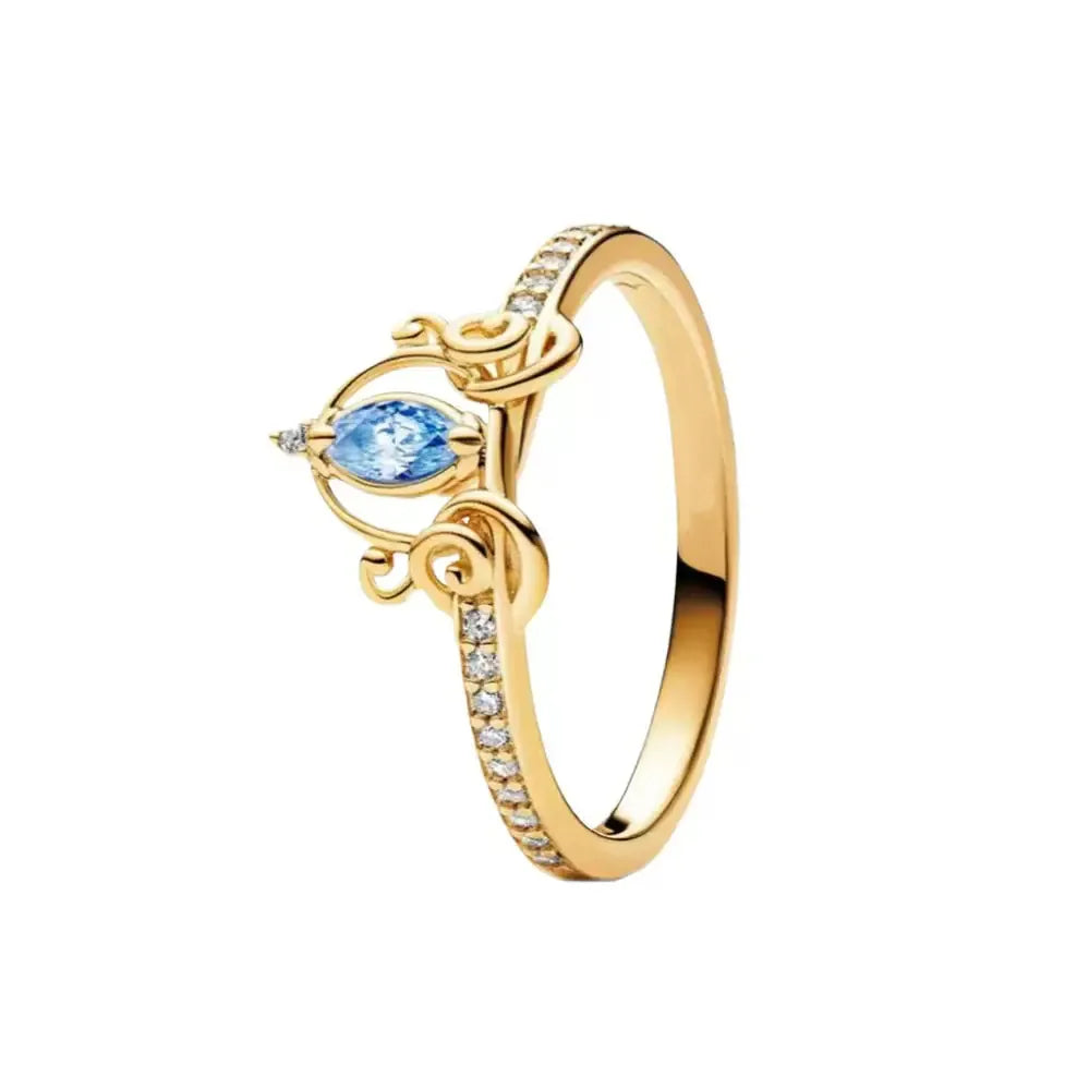 100%925 Pure Silver Disney Hot sale love bowknot ring suitable for women to wear Classic jewellery wedding Valentine's Day gift