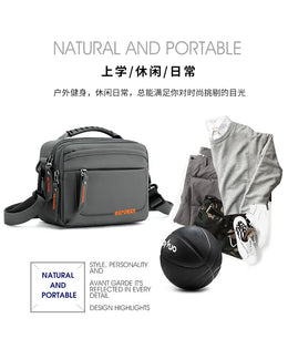 Men's Casual Messenger Bag Outdoor Small Shoulder Bag Multifunctional Travel Waist Bag Hanging Bag Crossbody Bags for Men