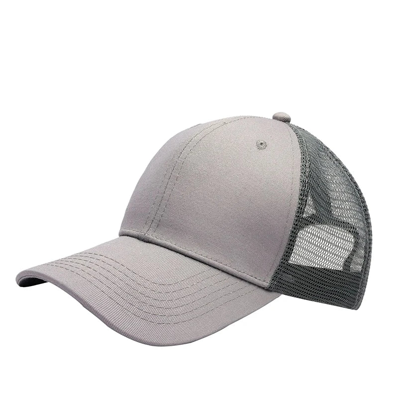 Professional Custom Logo Printing Embroidery Design Mesh Cap Sunscreen Sun Visor Cap Casual Versatile Sun Hat Men Women Hats