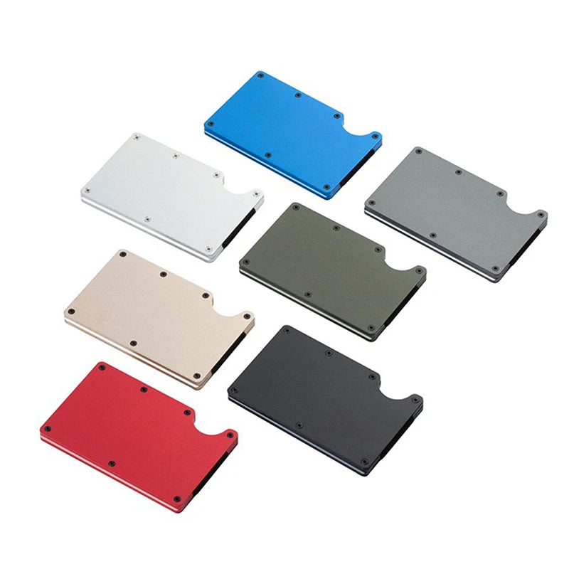 Minimalist Wallet For Men & Women - Slim RFID Wallet, Scratch Resistant, Credit Card Holder & Money Clip, Easily Removable Money