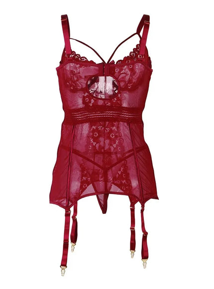 Plus Size sexy women lingerie sets pajama sets with G-String for woman young ladies from M-5XL