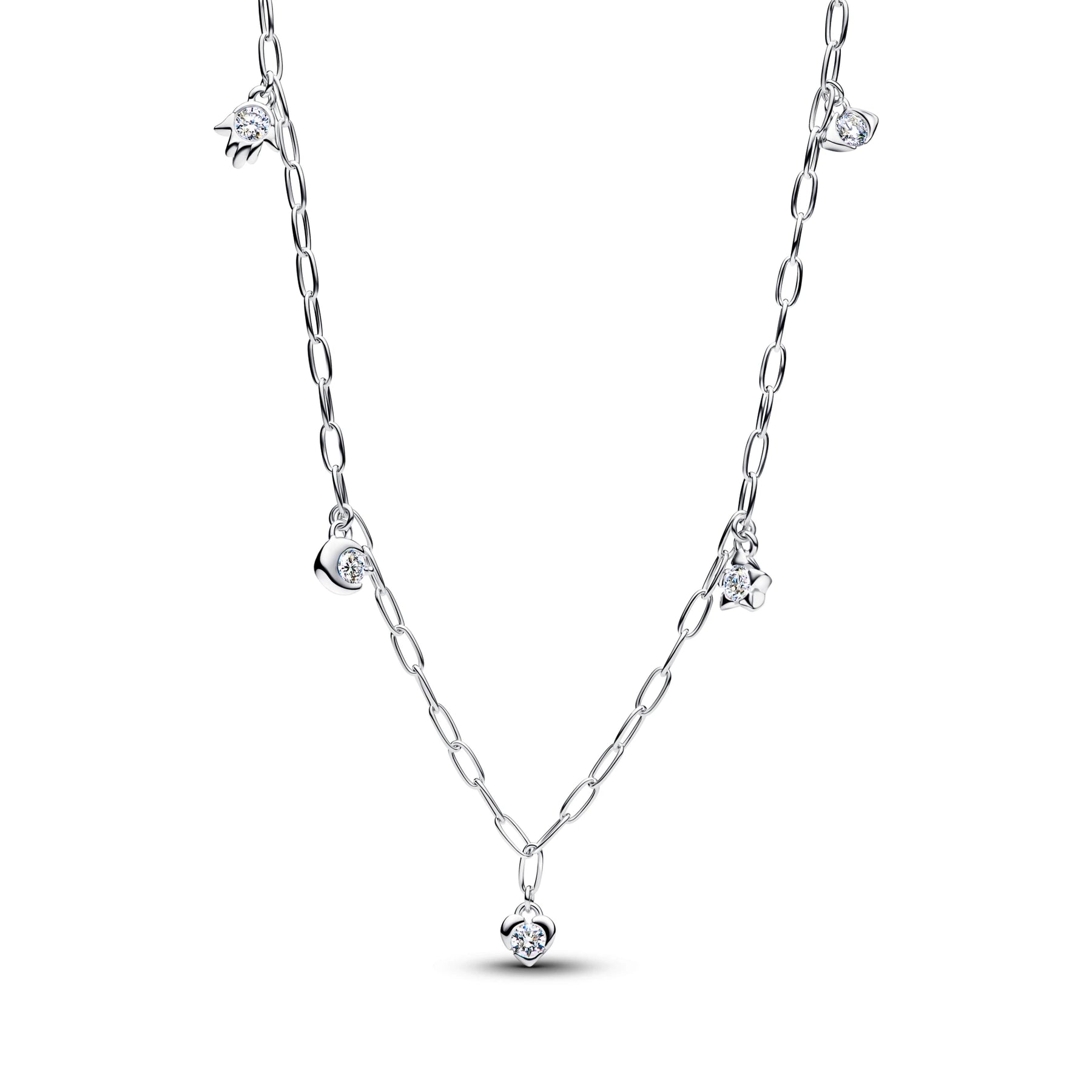 Hot Sale 2026 New Disney 100%925 silver Summer Ocean Series charm Bead Necklace Earrings Women's DIY Fashion Jewellery Gift Best