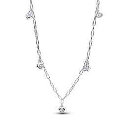 Hot Sale 2026 New Disney 100%925 silver Summer Ocean Series charm Bead Necklace Earrings Women's DIY Fashion Jewellery Gift Best