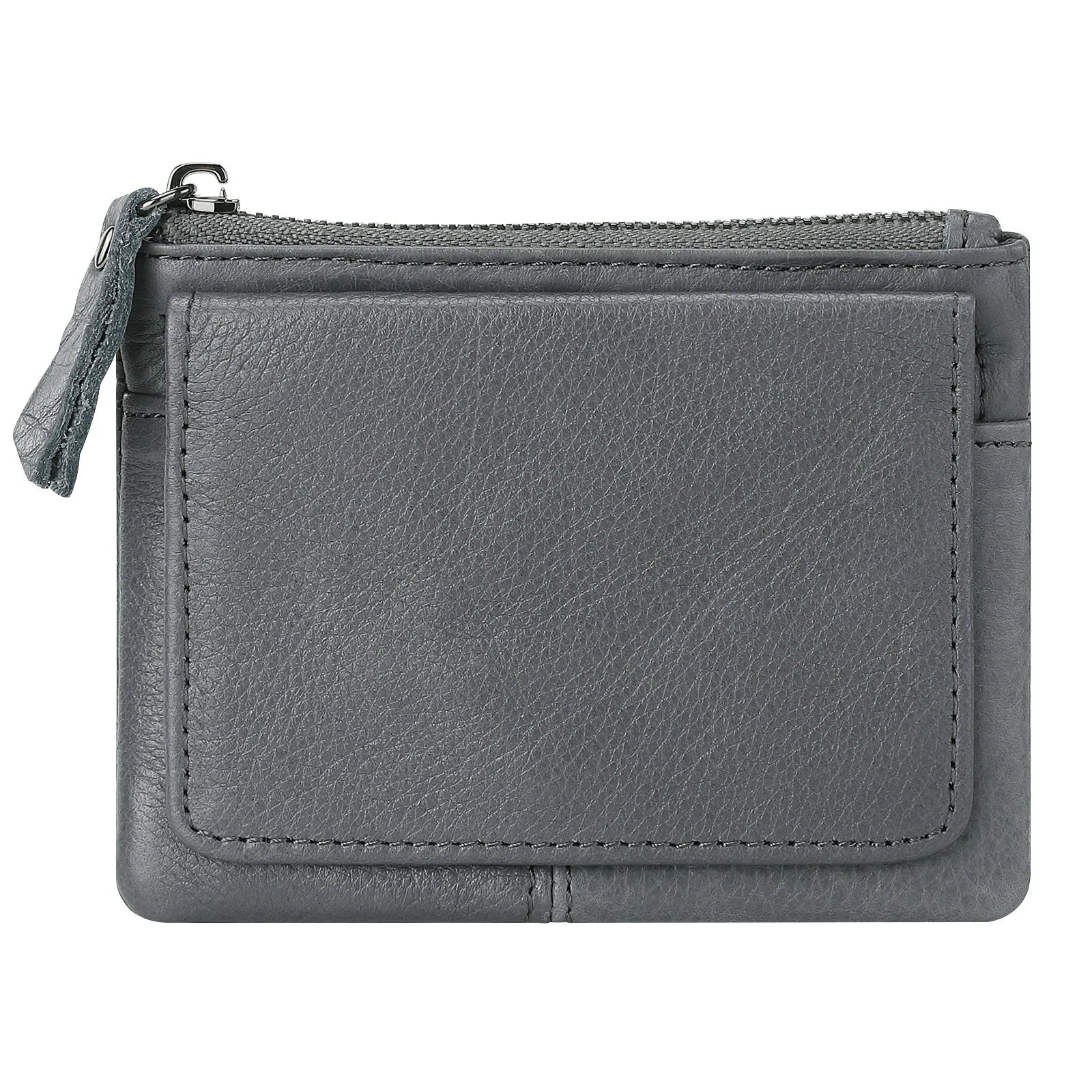New Cow Leather Women's And Men's Card Bag Coin Purse Slim Credit Card Holder Wallet For Men and Women ID Card Pocket