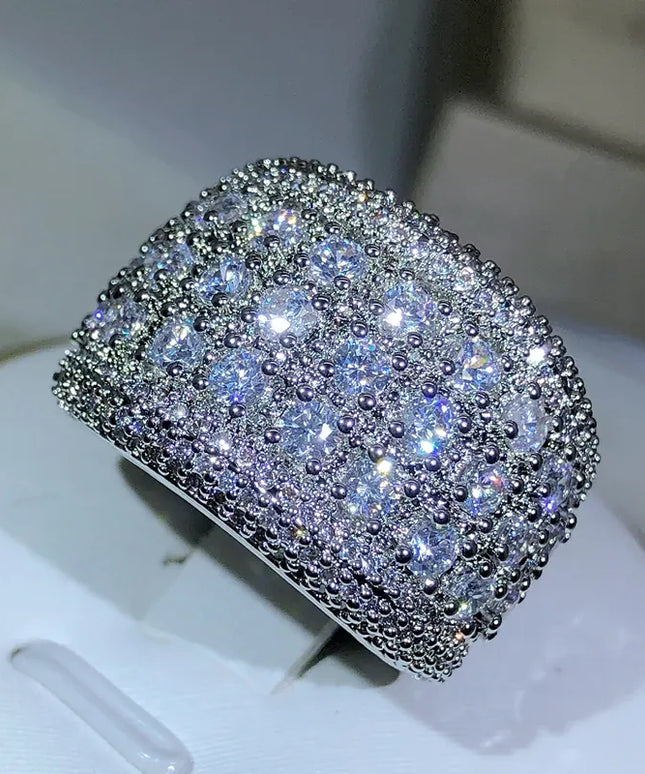 Kissicon 925 Sterling Zircon Ring – Sparkle