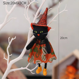 Halloween Decorations Doll Bar Decor Pumpkin Ghost Witch Pendant Scary Halloween Kids Gift Halloween Party Decoration for Home